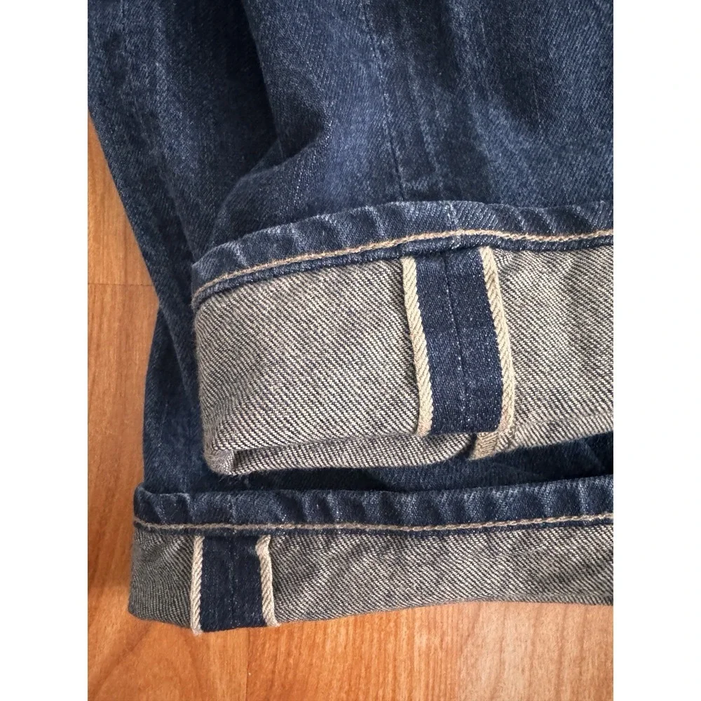 John Varvatos Mens SELVEDGE Indigo Bowery Slim Straight Jeans 31x31 -Labelled 29